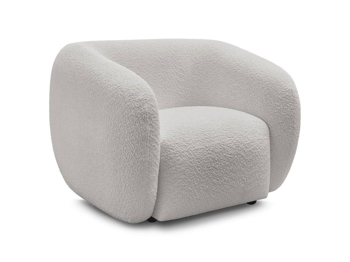 Fauteuil CELINE tissu bouclette