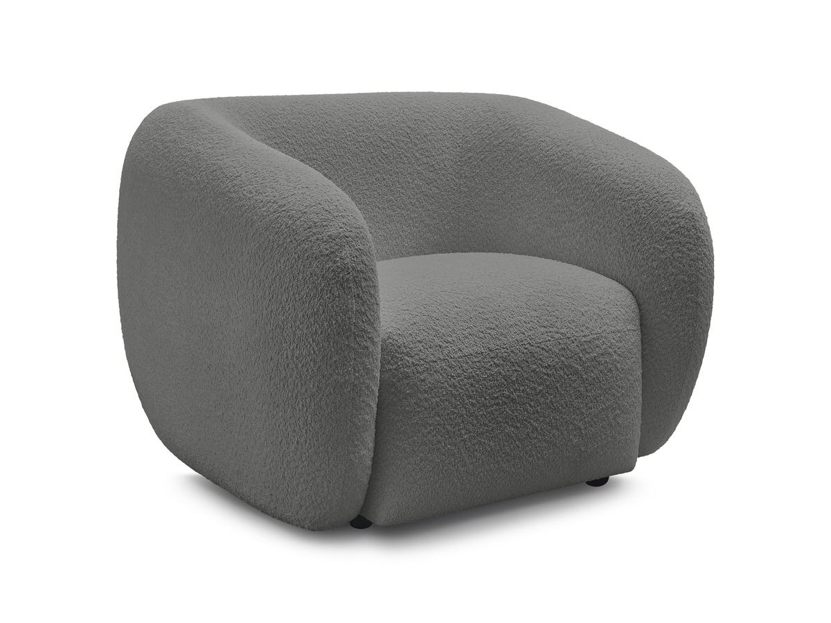 Fauteuil CELINE tissu bouclette