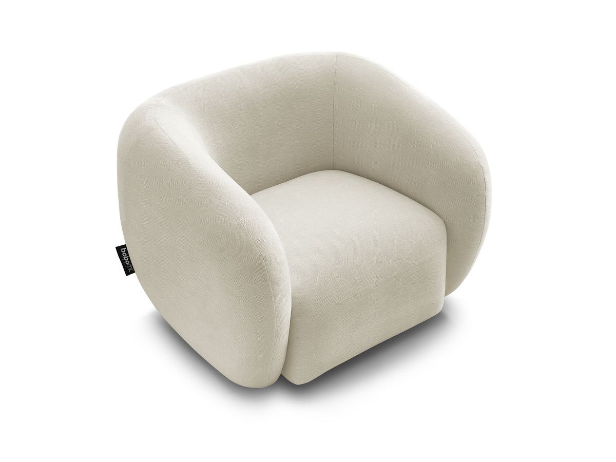 Fauteuil CELINE tissu lisse