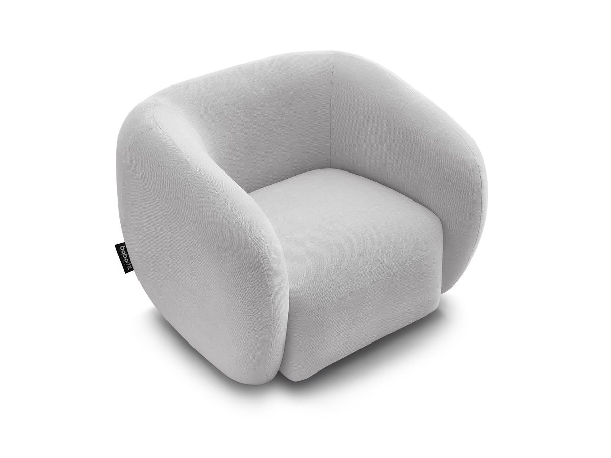 Fauteuil CELINE tissu lisse