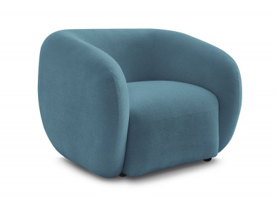 Fauteuil CELINE tissu lisse