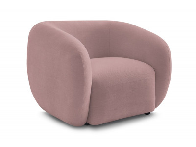 Fauteuil CELINE tissu lisse