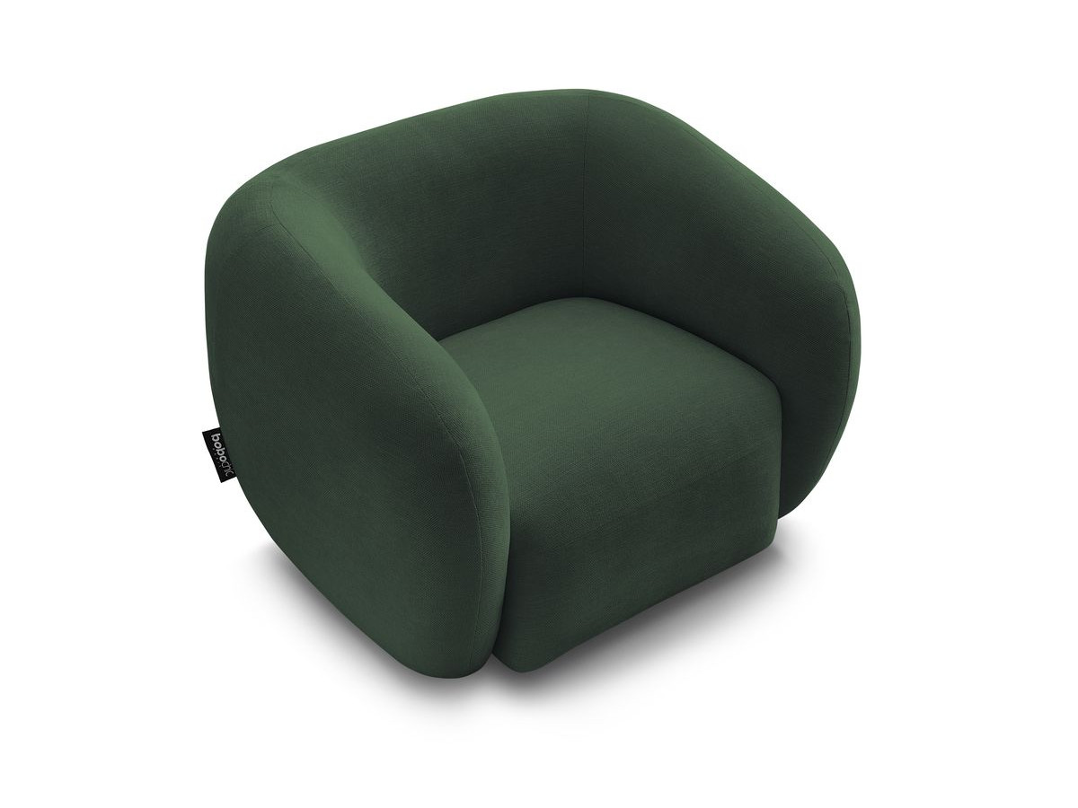 Fauteuil CELINE tissu lisse