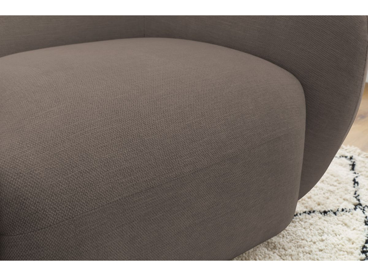 Fauteuil CELINE tissu lisse