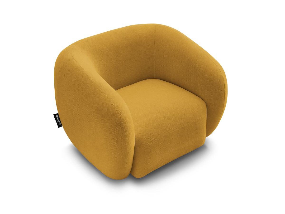 Fauteuil CELINE tissu lisse
