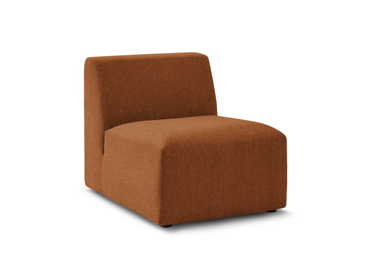 chauffeuse 1 place sans accoudoir pour canapé modulable gustave kolorowy orange