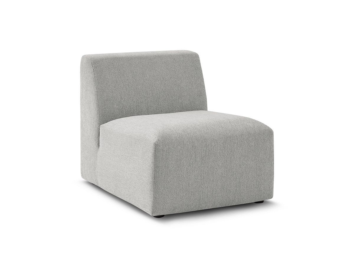 chauffeuse 1 place sans accoudoir pour canapé modulable gustave kolorowy gris clair
