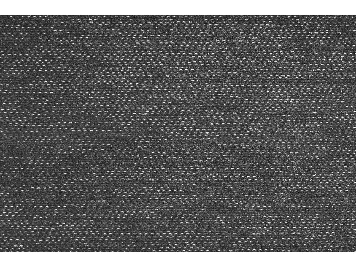 Canapé d'angle fixe EVEREST tissu chiné - Orange - Angle droit - 10 coussins