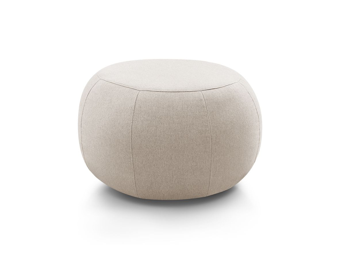 Pouf ALESIA tissu chiné