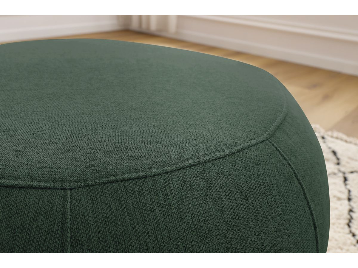 Pouf ALESIA chiné vert — vue 5