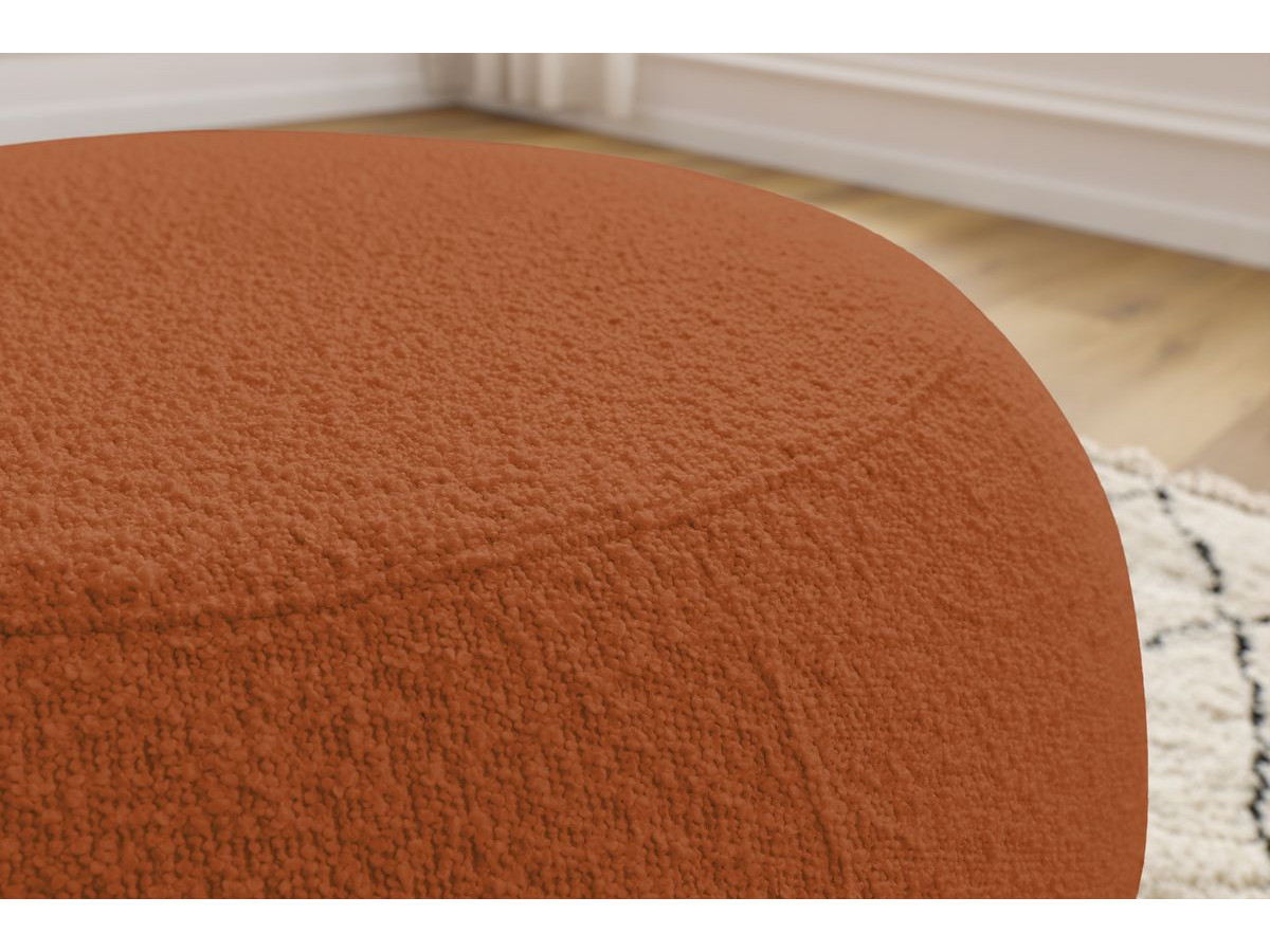 Pouf ALESIA tissu bouclette