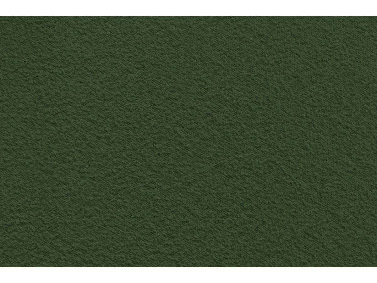 Canapé d'angle fixe ALESIA tissu bouclette avec pouf