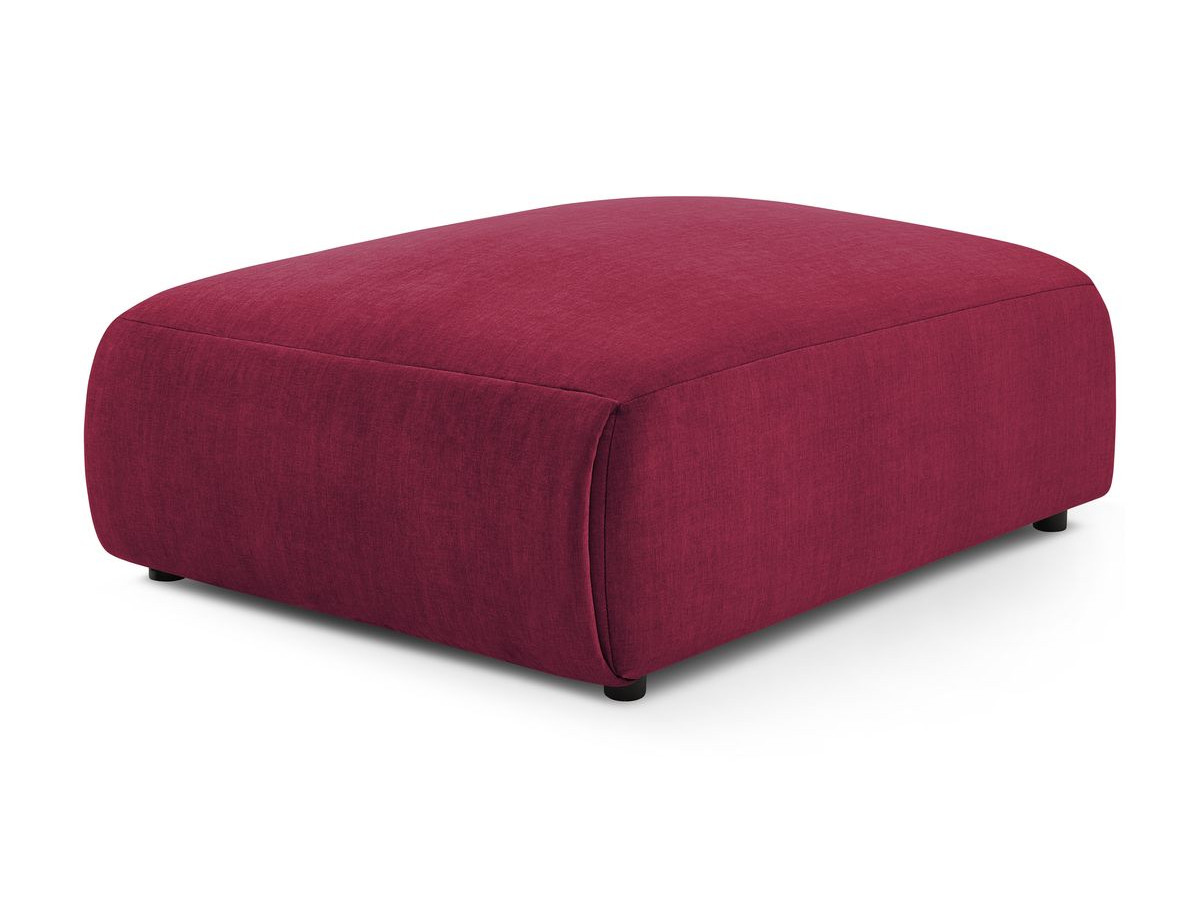 Grote JEANNE poef in fluwelen stof