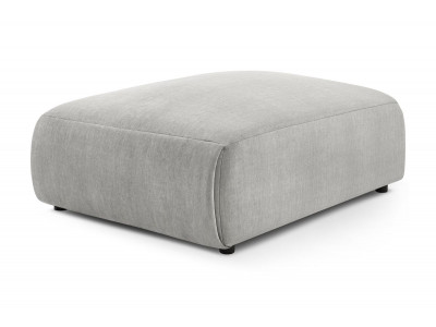 Pouf grand JEANNE tissu velours