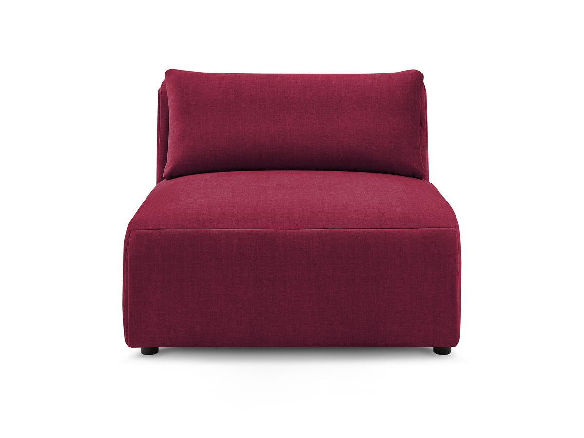 1-zits fauteuil zonder armleuningen voor modulaire bank JEANNE in fluwelen stof