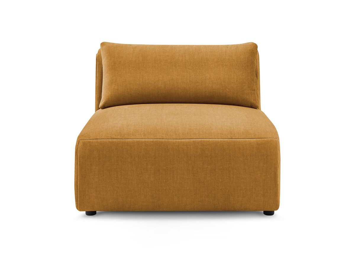 1-zits fauteuil zonder armleuningen voor modulaire bank JEANNE in fluwelen stof