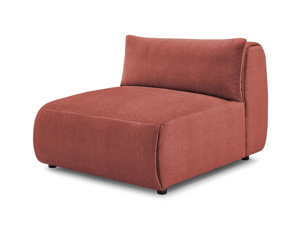1-zits fauteuil zonder armleuningen voor modulaire bank JEANNE in fluwelen stof