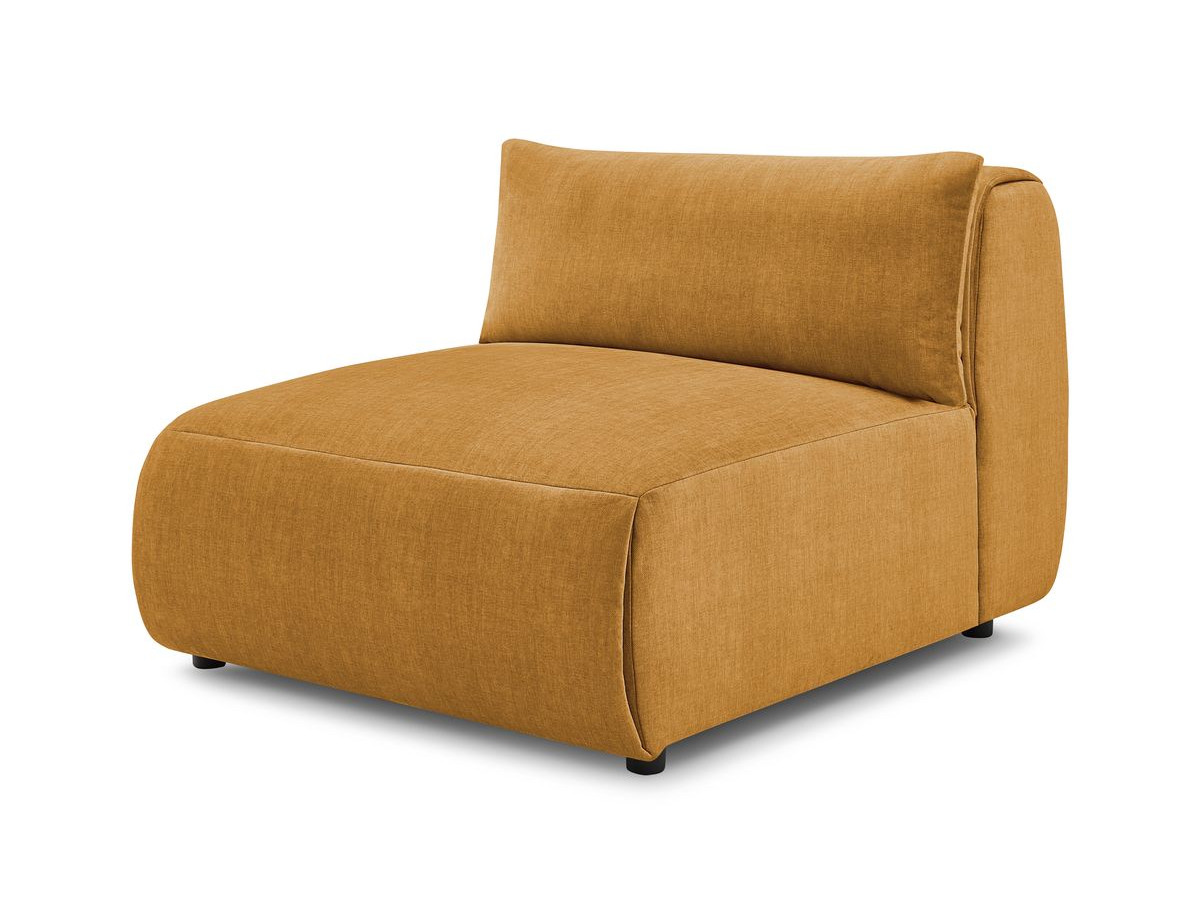 1-zits fauteuil zonder armleuningen voor modulaire bank JEANNE in fluwelen stof