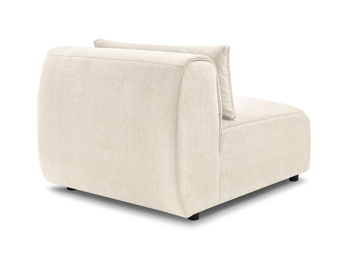 1-zits fauteuil zonder armleuningen voor modulaire bank JEANNE in fluwelen stof