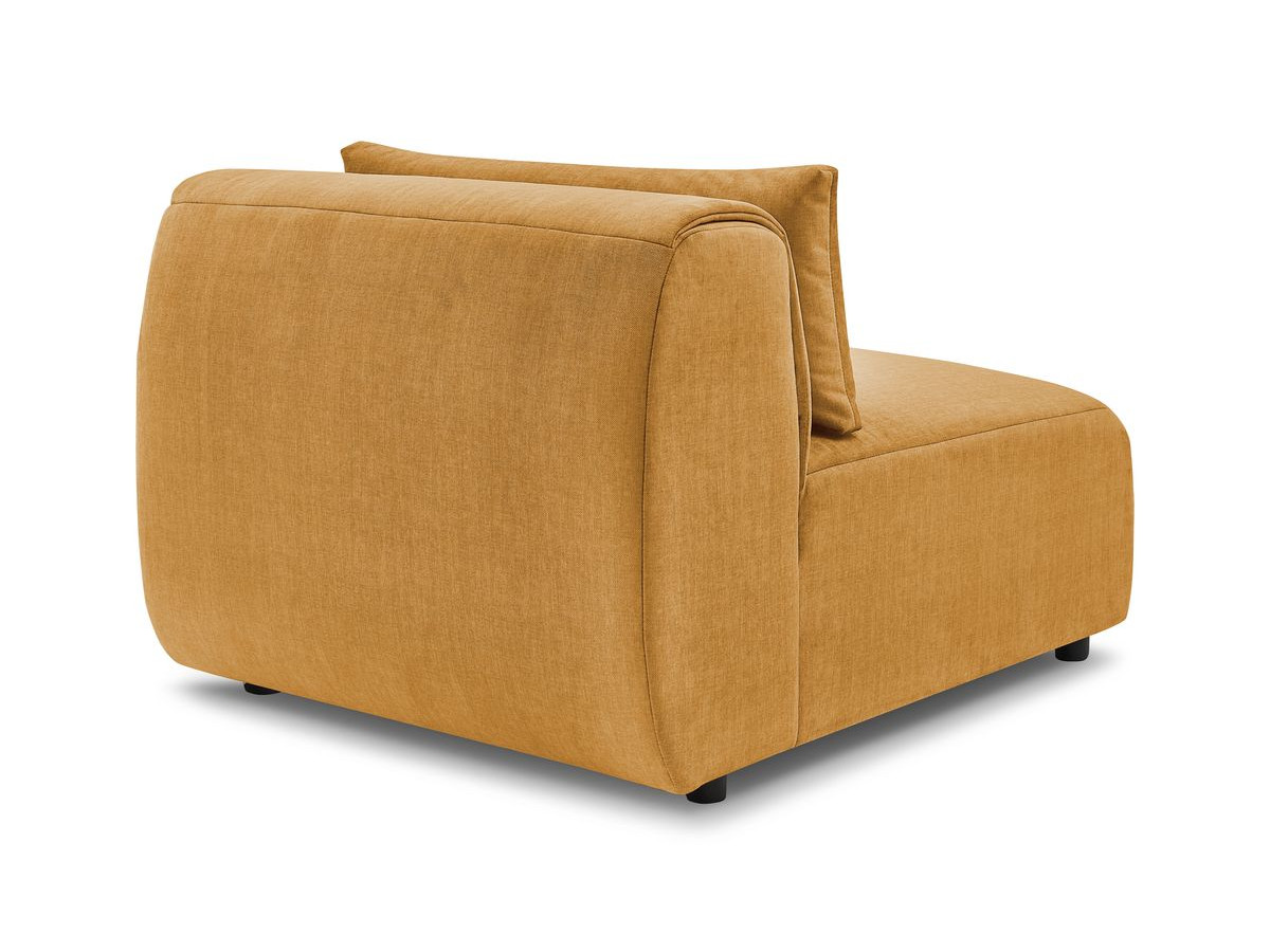 1-zits fauteuil zonder armleuningen voor modulaire bank JEANNE in fluwelen stof