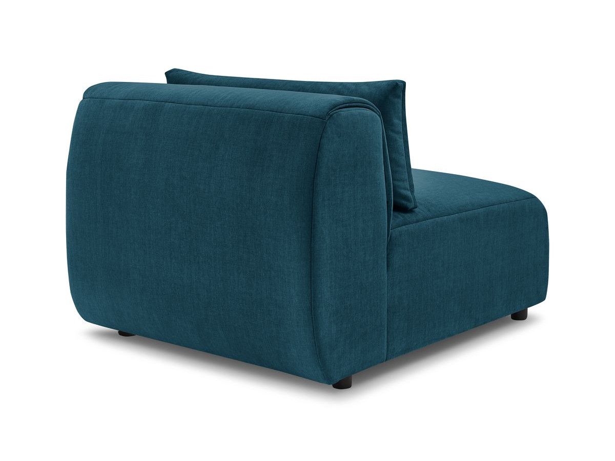 1-zits fauteuil zonder armleuningen voor modulaire bank JEANNE in fluwelen stof