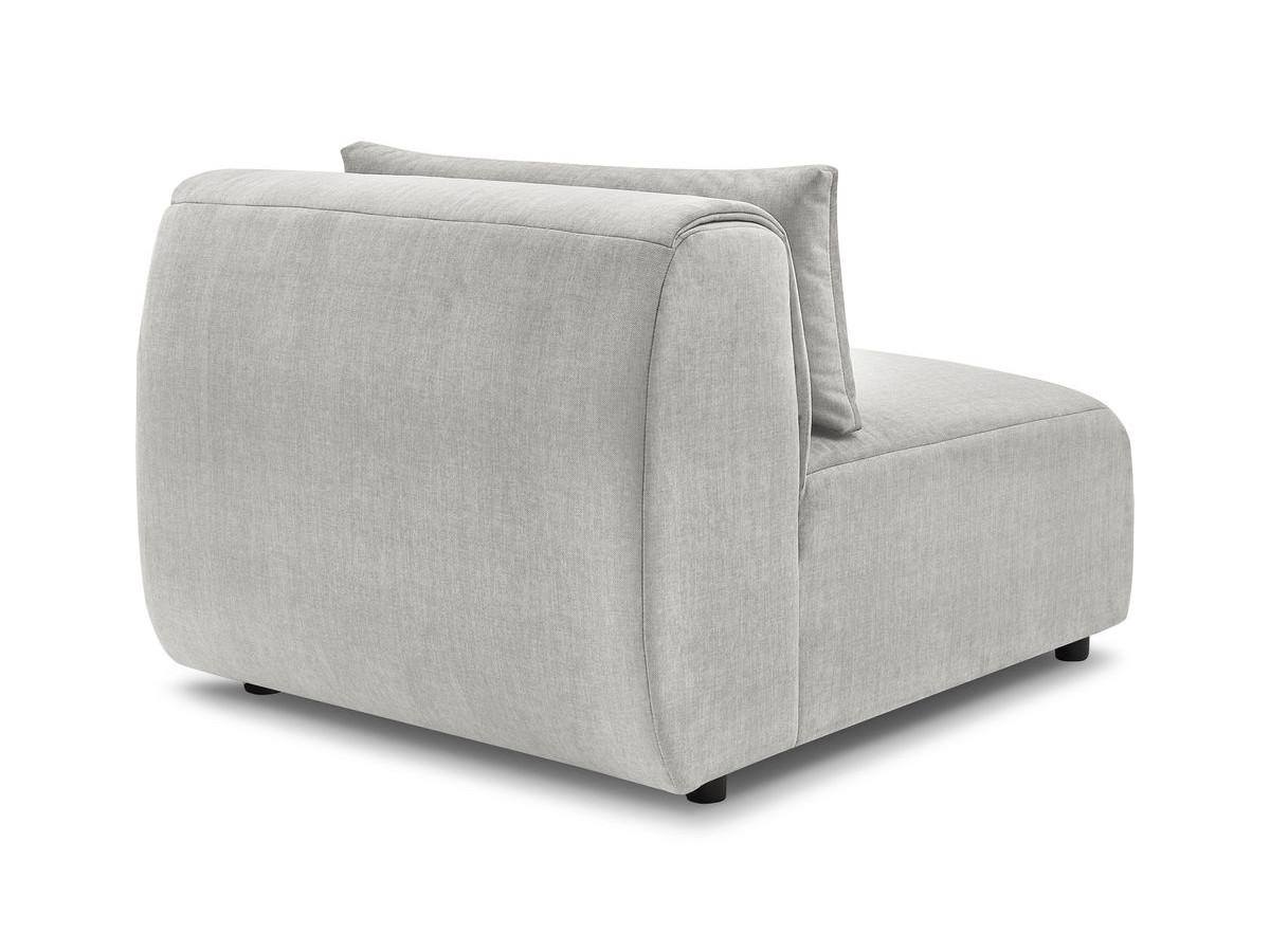1-zits fauteuil zonder armleuningen voor modulaire bank JEANNE in fluwelen stof