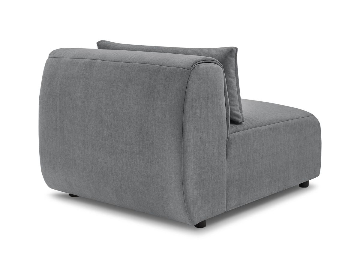 1-zits fauteuil zonder armleuningen voor modulaire bank JEANNE in fluwelen stof