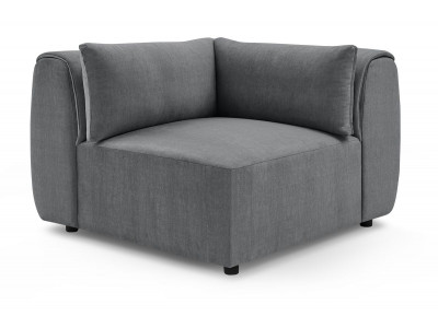 Angle pour canapé modulable JEANNE tissu velours