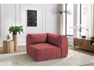 Angle pour canapé modulable JEANNE tissu velours