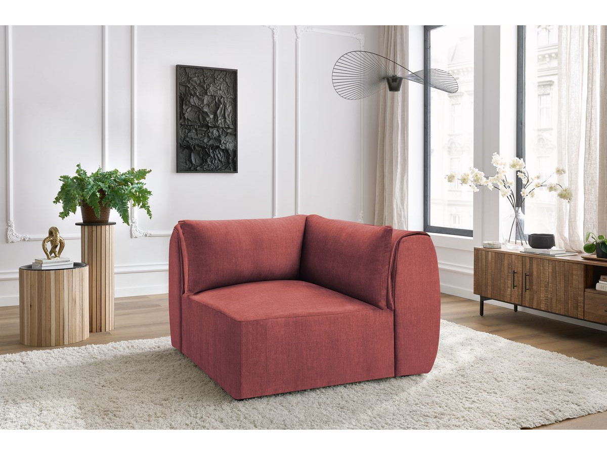 Angle pour canapé modulable JEANNE tissu velours