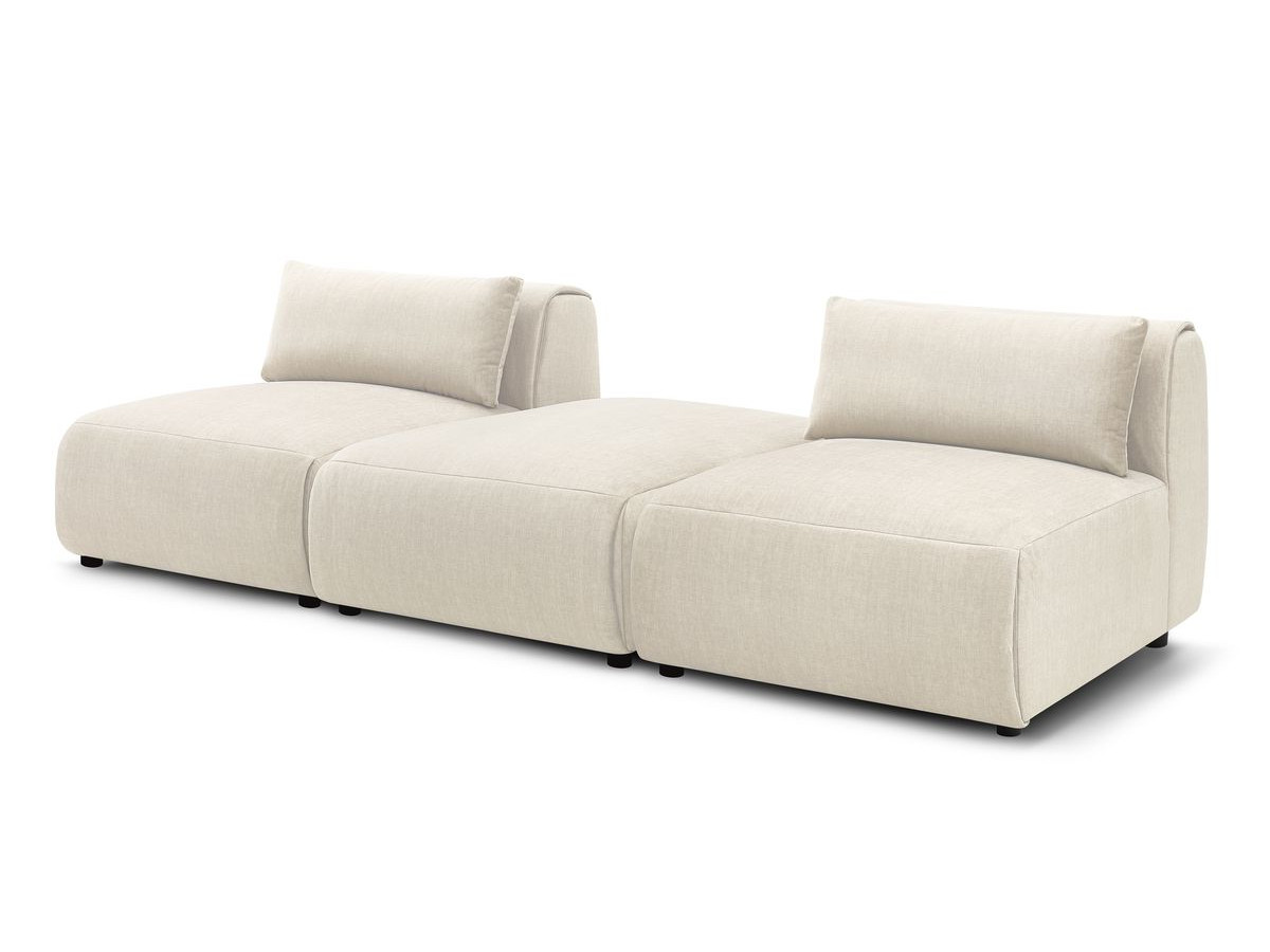 Sofa 3-osobowa prosta JEANNE tkanina teksturowana