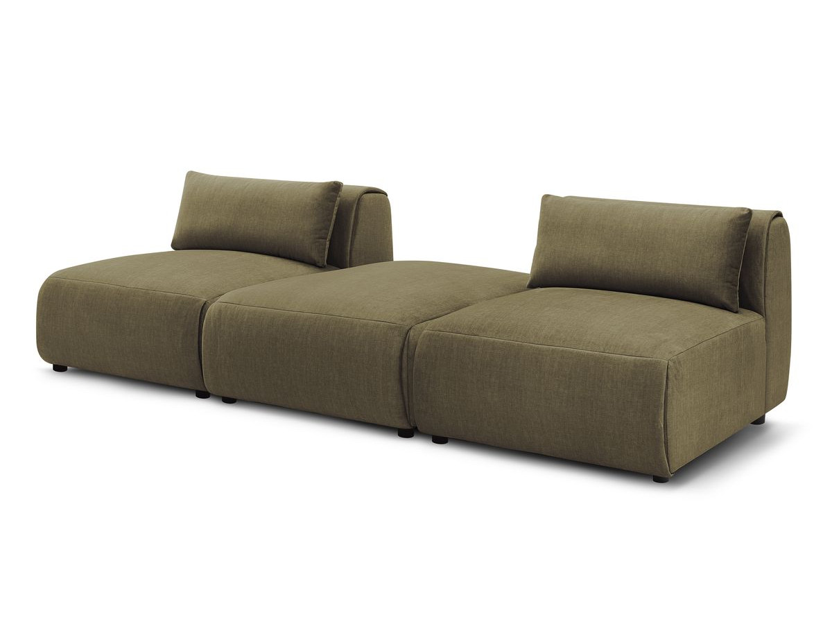 Sofa 3-osobowa prosta JEANNE tkanina teksturowana