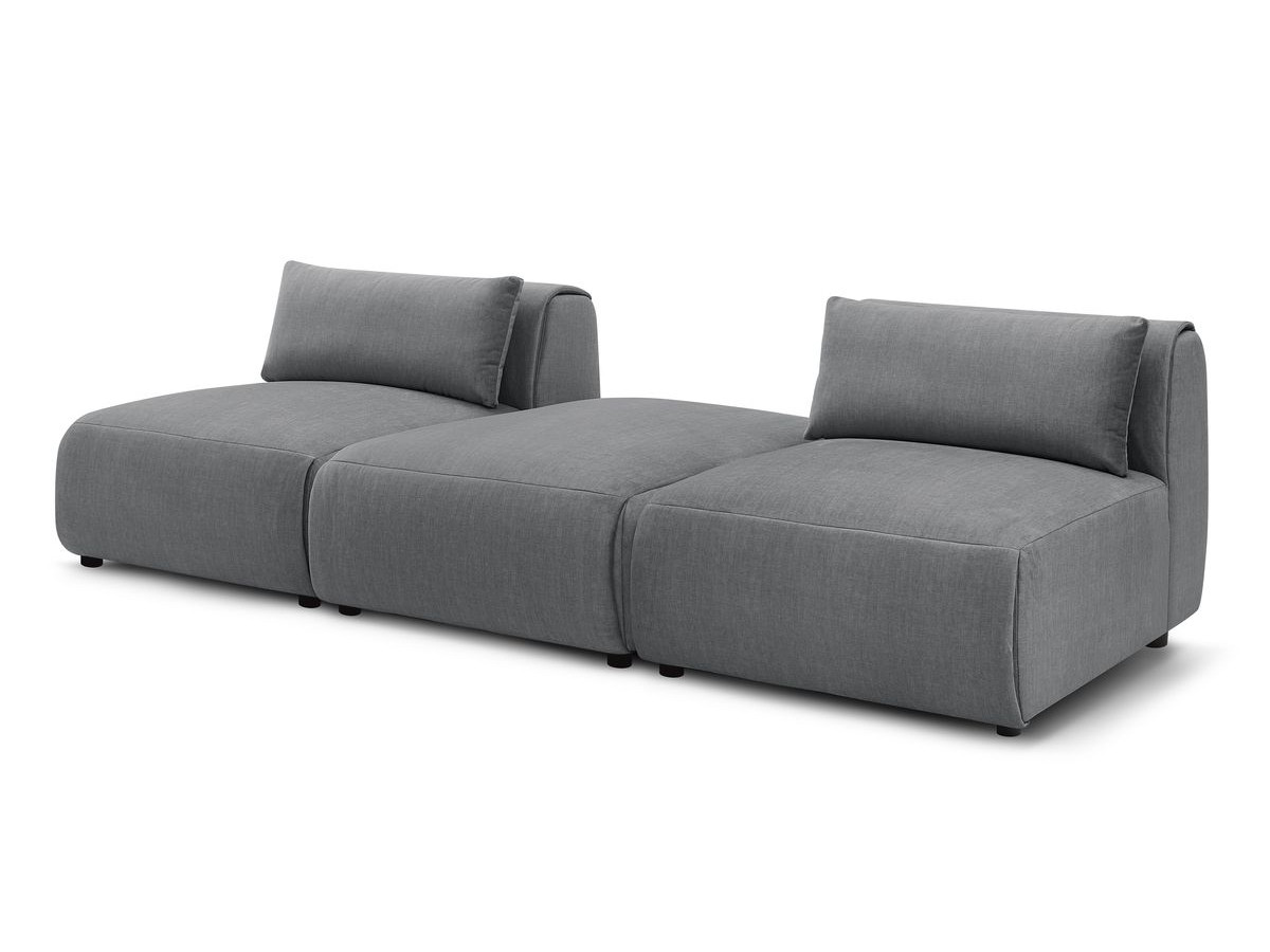 Sofa 3-osobowa prosta JEANNE tkanina teksturowana