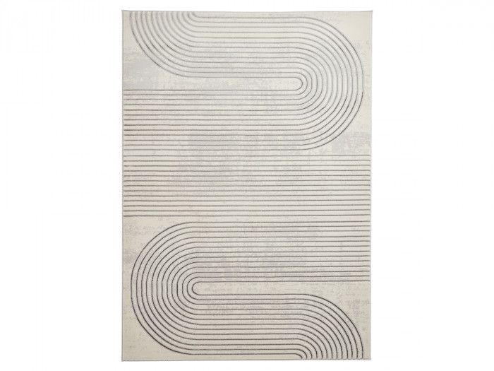 Tapis poils ras SALIE motif abstrait