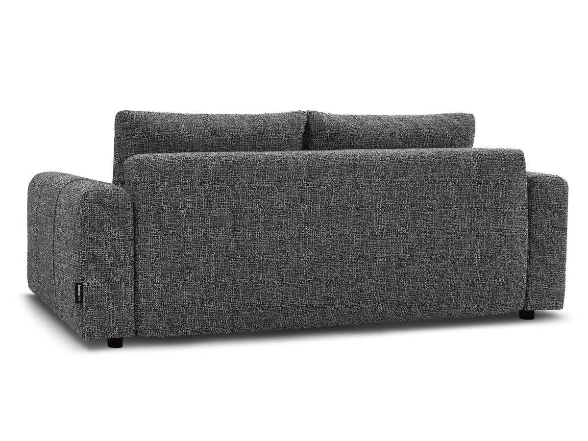 Canapé droit convertible coffre ARSENE avec pouf