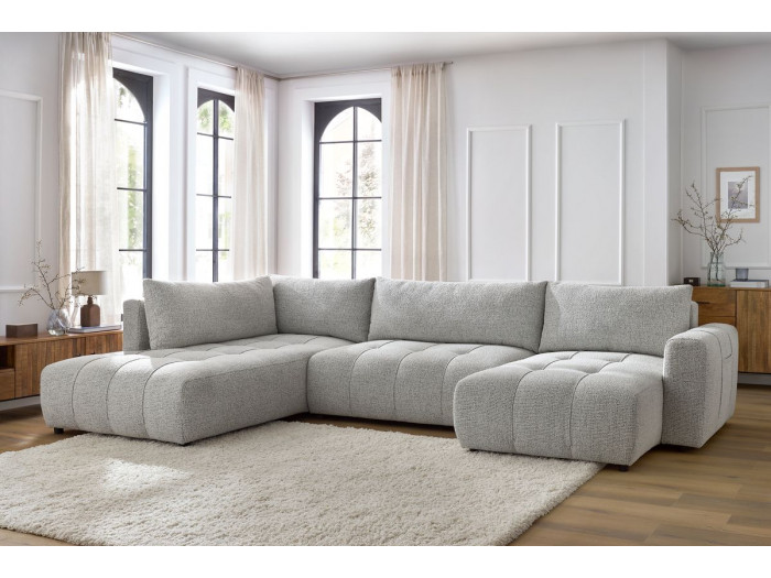 Canapé panoramique convertible coffre ARSENE