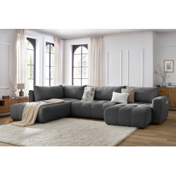 Panoramiczna sofa ARSENE z komodą