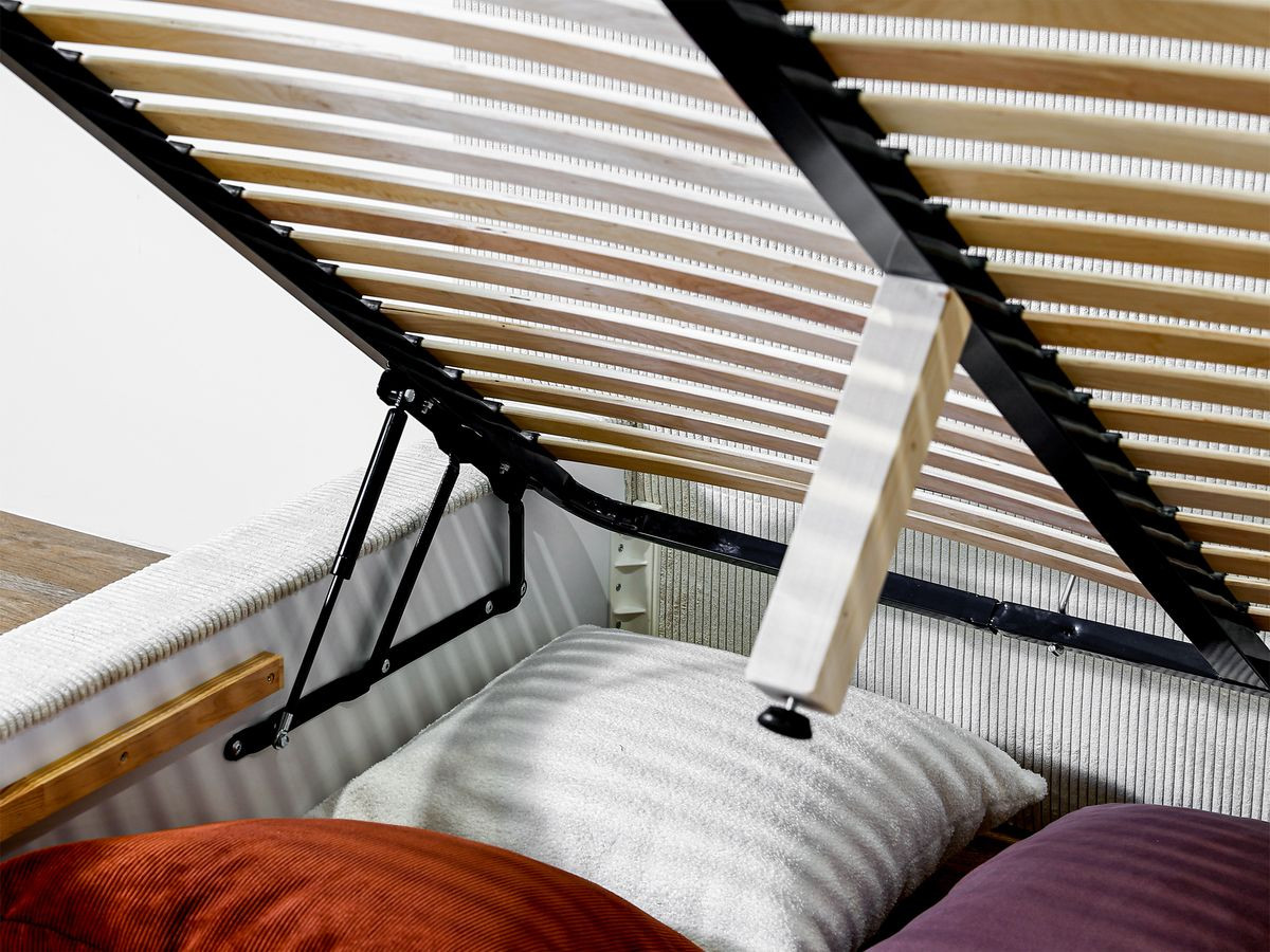 Lit coffre NIHAD rangement XL