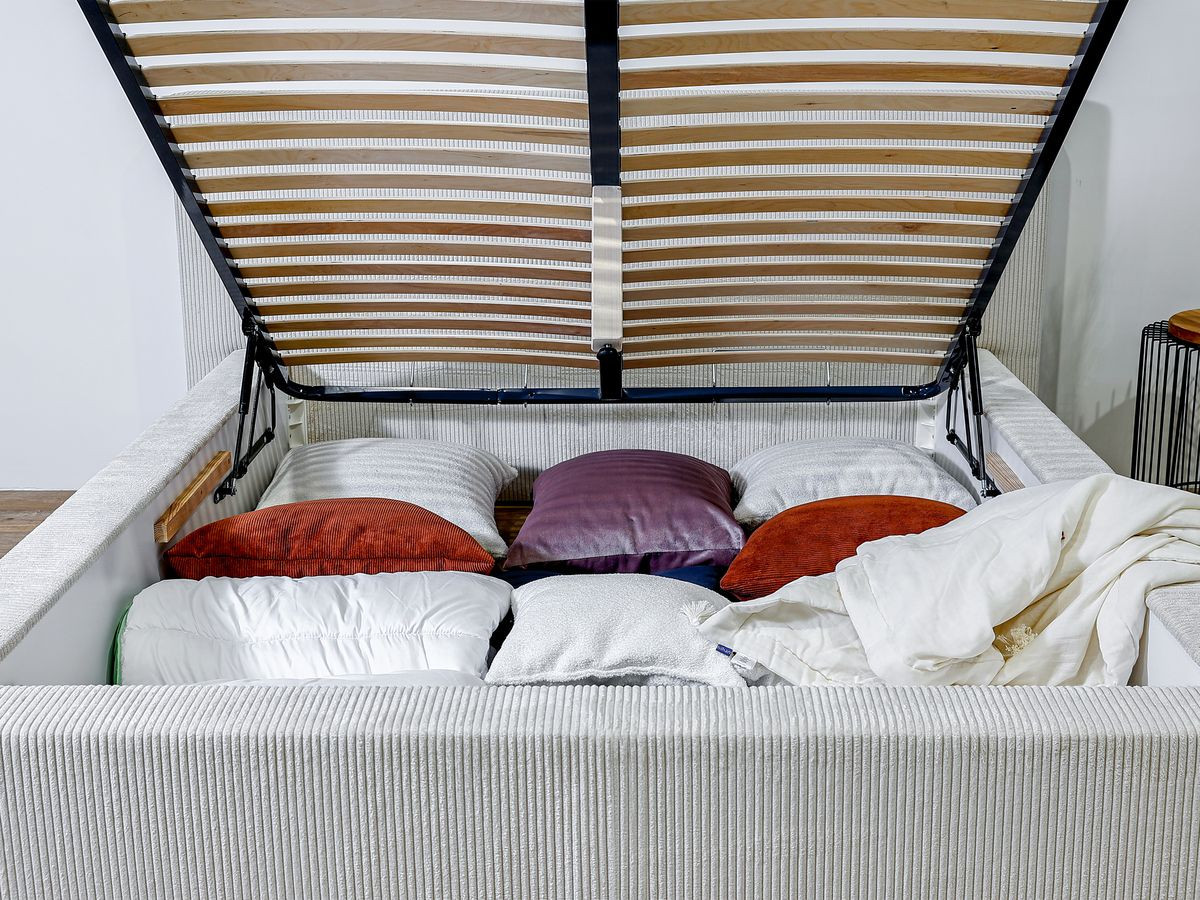 Lit coffre NIHAD rangement XL