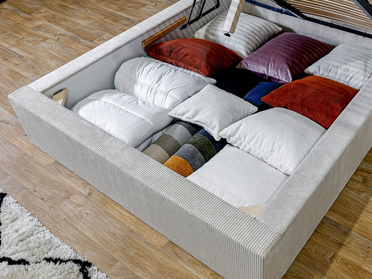 Lit coffre NIHAD rangement XL