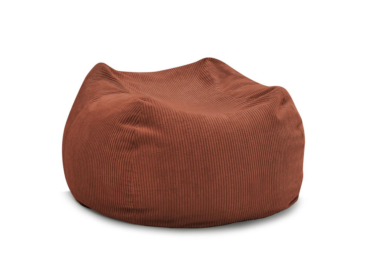 VOLTAIRE ultrazachte poef van corduroy
