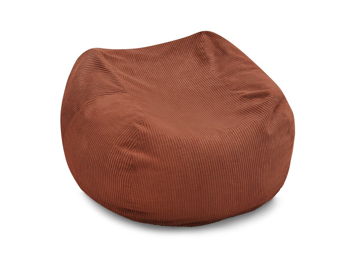 VOLTAIRE ultrazachte poef van corduroy