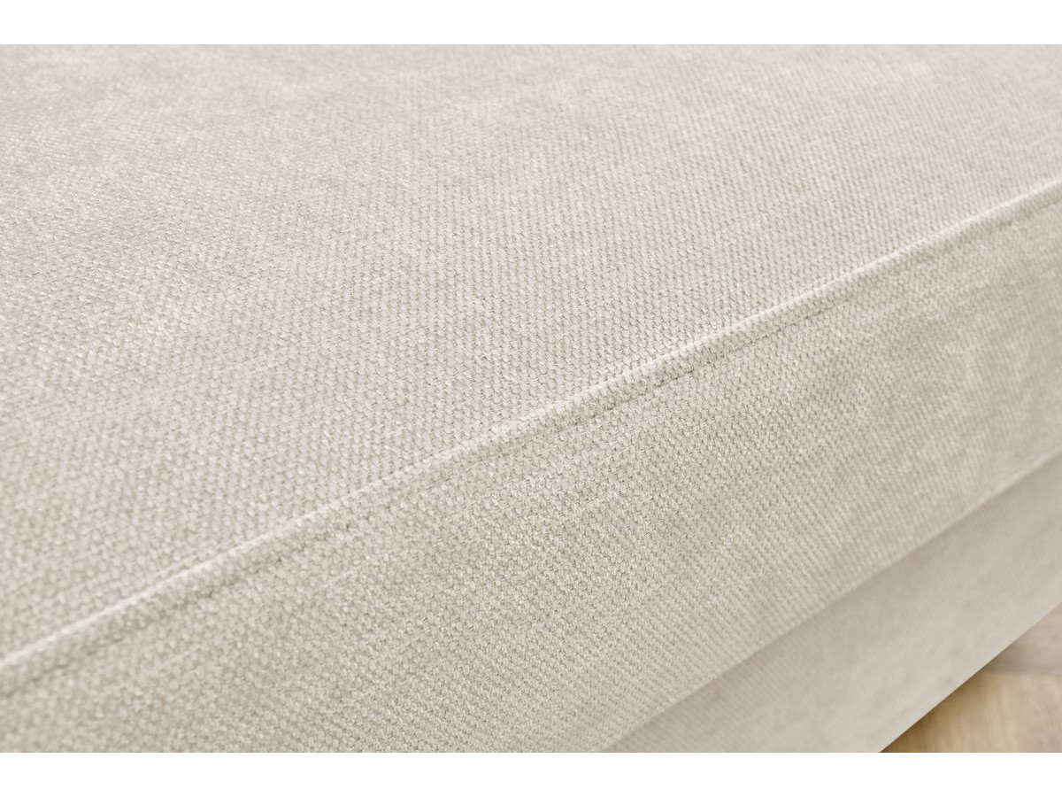 Canapé d'angle réversible convertible coffre MONACO tissu lisse