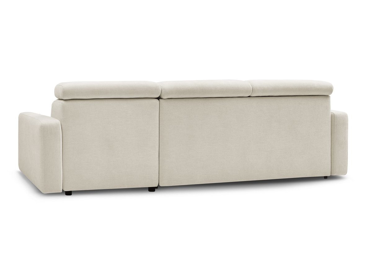 Canapé d'angle réversible convertible coffre MONACO tissu lisse
