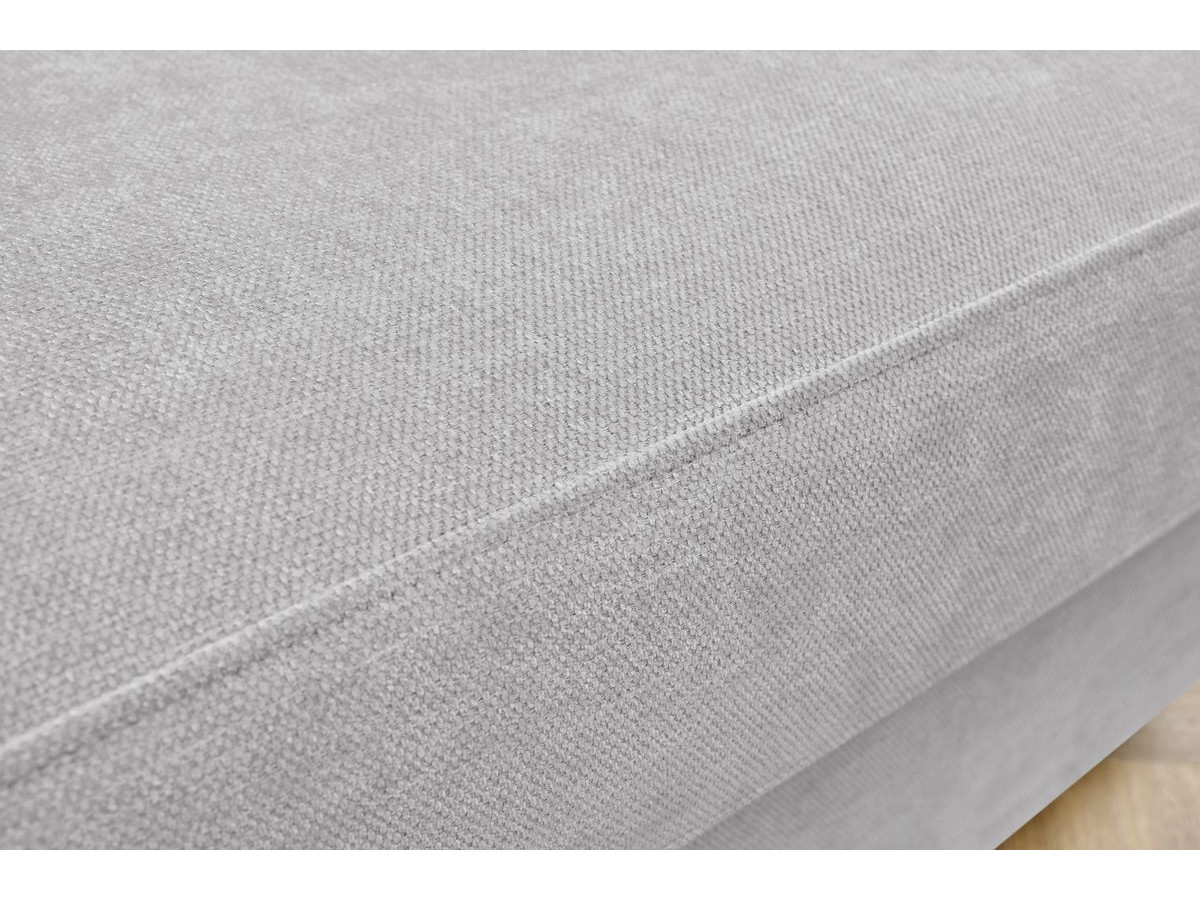 Canapé d'angle réversible convertible coffre MONACO tissu lisse