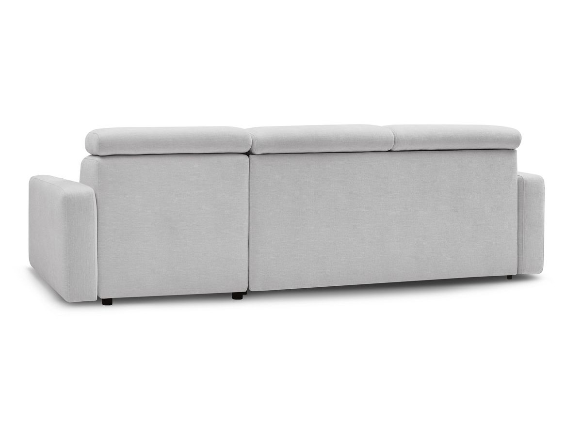 Canapé d'angle réversible convertible coffre MONACO tissu lisse