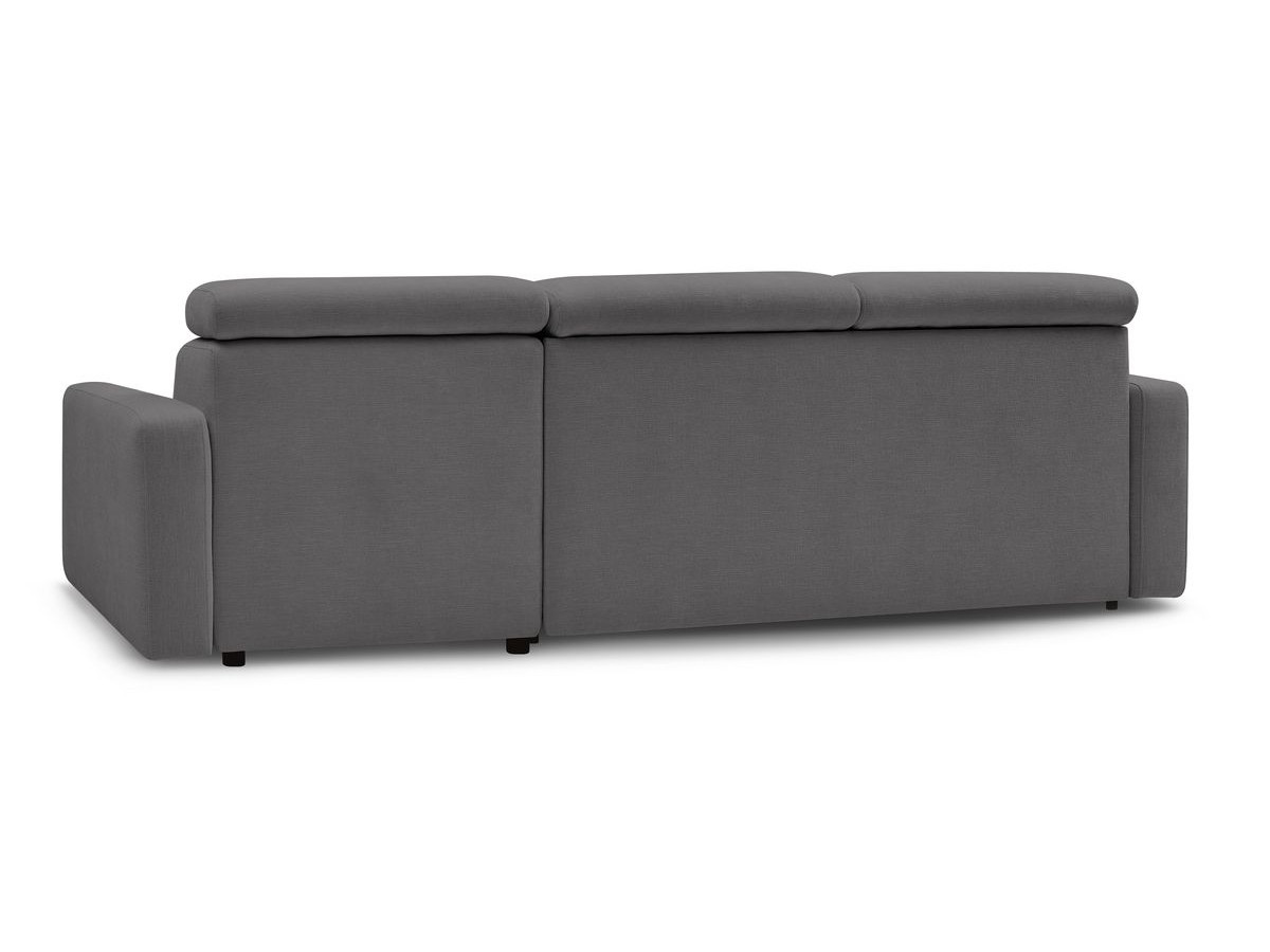 Canapé d'angle réversible convertible coffre MONACO tissu lisse