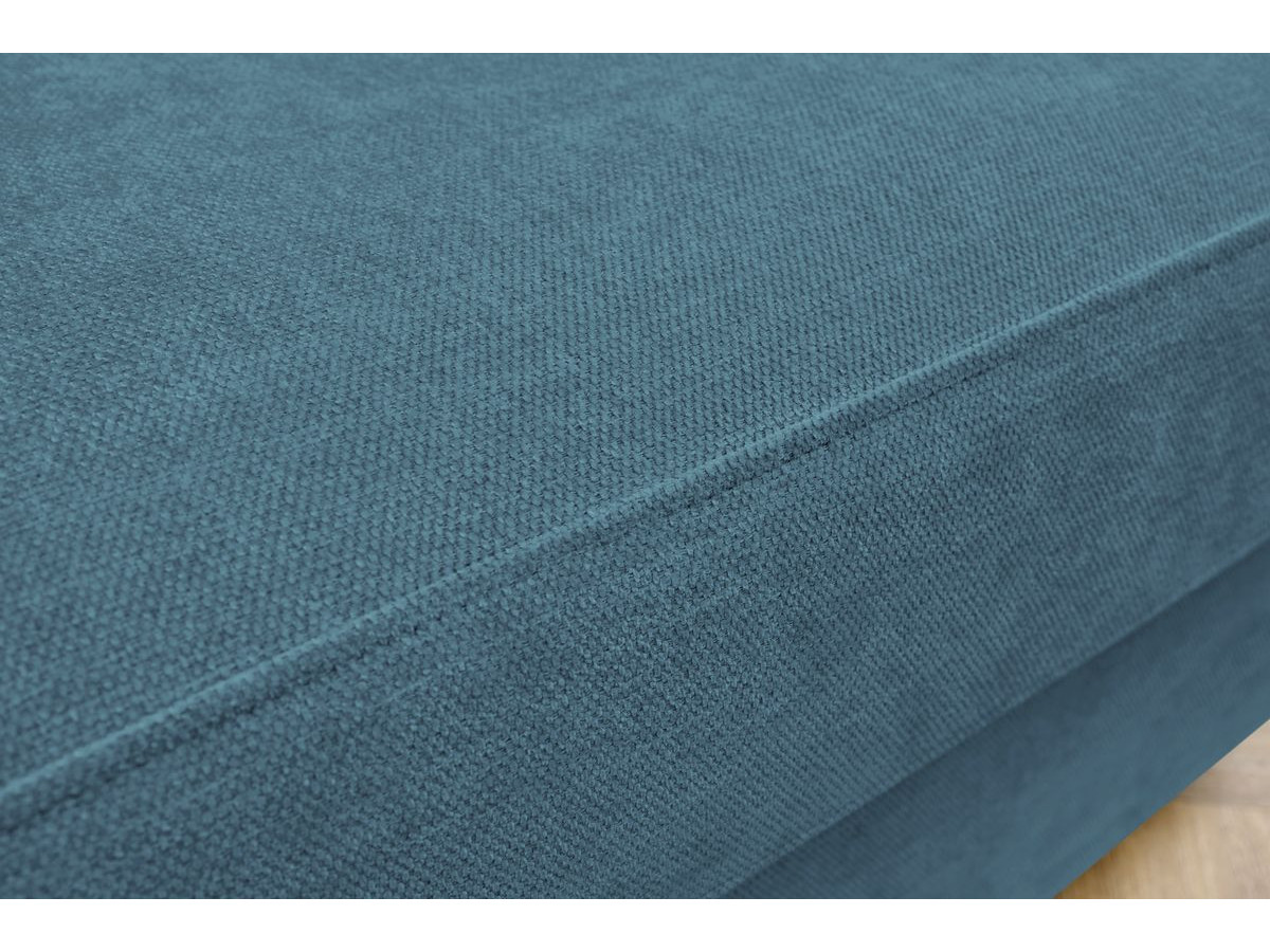 Canapé d'angle réversible convertible coffre MONACO tissu lisse