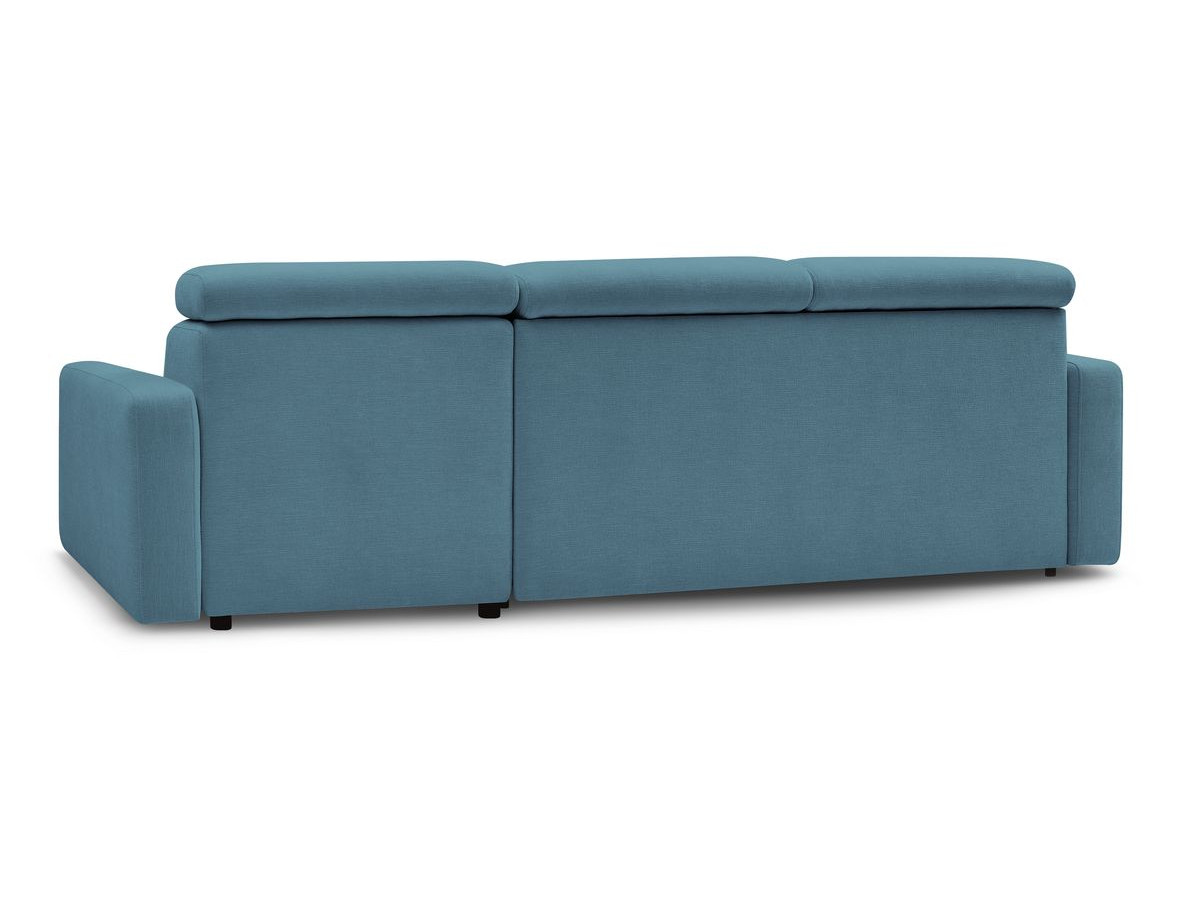 Canapé d'angle réversible convertible coffre MONACO tissu lisse