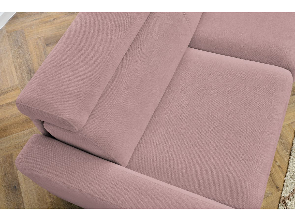 Canapé d'angle réversible convertible coffre MONACO tissu lisse